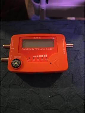 Compact Satellite and TV Signal Detector with Digital LCD and Backlight